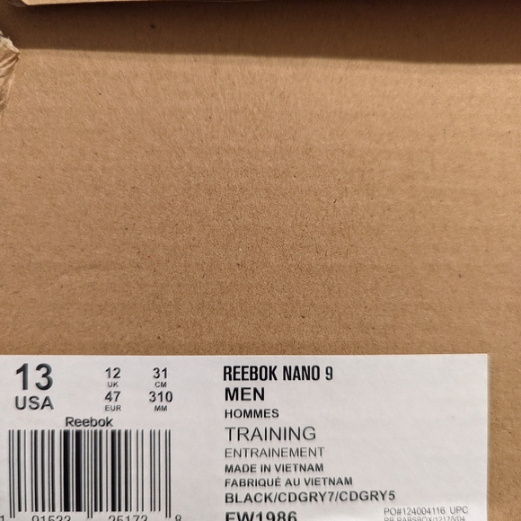 Reebok nano 9 - Picture 9 of 9